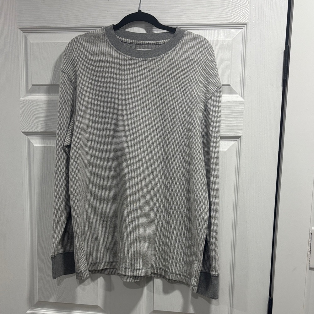 Men's Classic Gray Crewneck Sweater